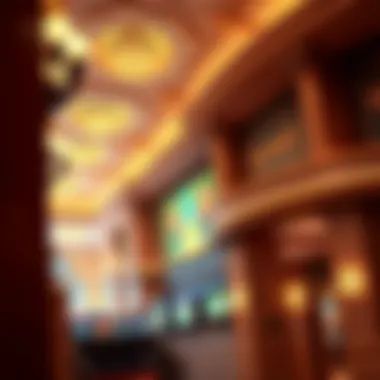 Unique Architectural Features of the Casino Architectural details highlighting the unique design of the casino