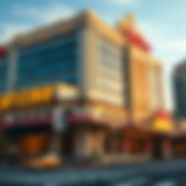 Grand Exterior of Atlantic City's Largest Casino Exterior view of Atlantic City's largest casino showcasing its grandeur