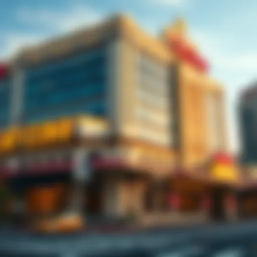 Grand Exterior of Atlantic City's Largest Casino Exterior view of Atlantic City's largest casino showcasing its grandeur