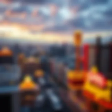 Atlantic City Gaming Landscape Overview of Atlantic City skyline highlighting gaming establishments