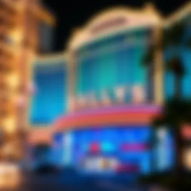 Bally's Las Vegas Iconic Facade The iconic facade of Bally's Las Vegas showcasing its grand architecture
