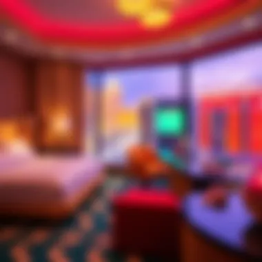 Luxury Suite with Strip View Luxurious suite offering a panoramic view of the Las Vegas Strip