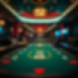 An engaging online blackjack table setup