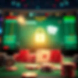 A secure online poker platform showcasing its advanced encryption