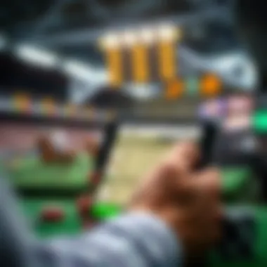 Modern Technology in Betting A smartphone displaying a betting app with Grand National odds