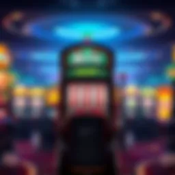 A captivating view of the Blitz Slot Machine showcasing its vibrant graphics and design