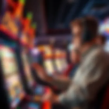 Strategic gameplay at a Buffalo Run Casino slot machine