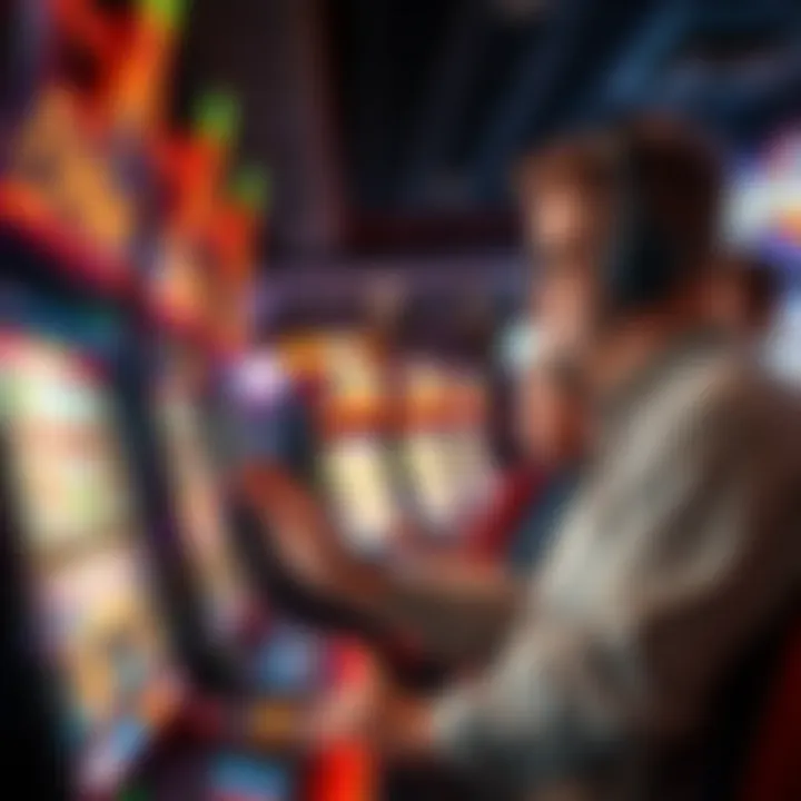 Strategic gameplay at a Buffalo Run Casino slot machine