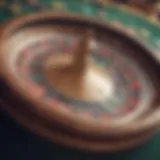 A captivating roulette wheel highlighting the Cache Creek Casino logo