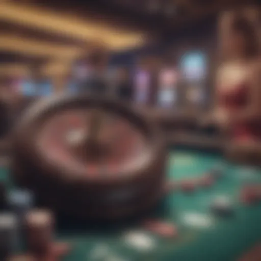 A modern casino live streaming setup showcasing technology and engagement