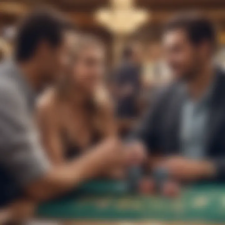 Players engaging with various casino promotions