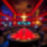 Charming interior of Choctaw Durant poker room showcasing vibrant atmosphere