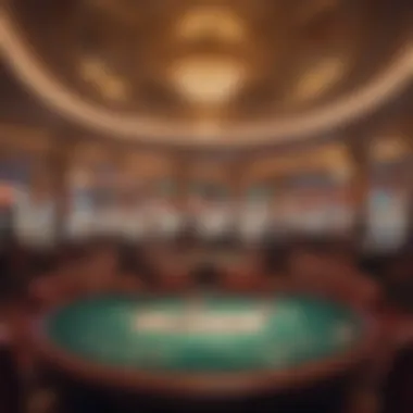 Luxurious casino interior showcasing vibrant gaming atmosphere