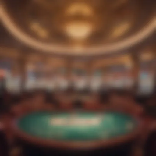 Luxurious casino interior showcasing vibrant gaming atmosphere