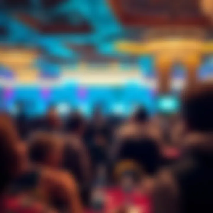 A vibrant event space in Coconut Creek Casino hosting a community gathering