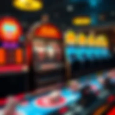 Visual representation of high-yield slot machine mechanics