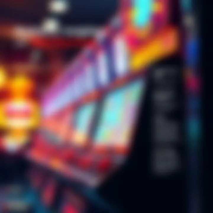 Chart illustrating statistical insights of various slot machines