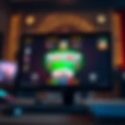 An engaging online Spades game interface displayed on a computer screen.