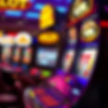 A vibrant video poker machine displaying a winning hand