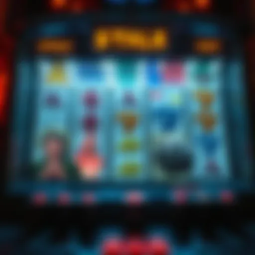 Eerie Symbols in Slot Machines Spooky slot machine interface showcasing eerie symbols