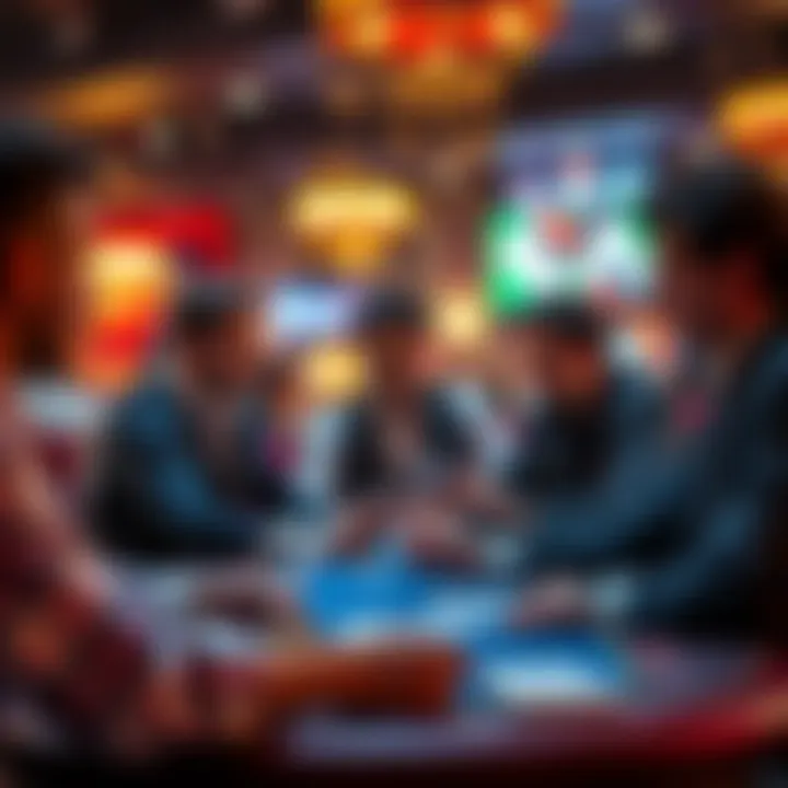 Growth Opportunities for Dealers A group of card dealers engaging in a training session for skill enhancement