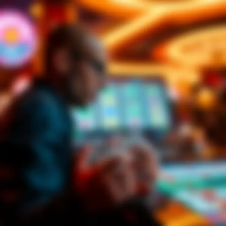 Player Psychology in Slot Gaming Conceptual image representing playersâ psychology and strategies employed in slot gaming.