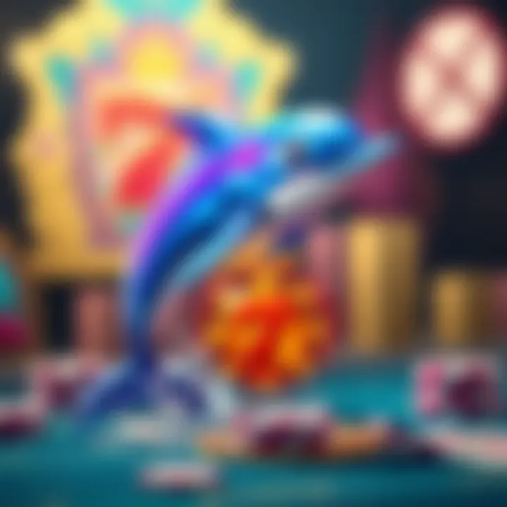 Unique Features of Disco Dolphin Illustration highlighting the unique features of Disco Dolphin, emphasizing its special symbols and bonuses.
