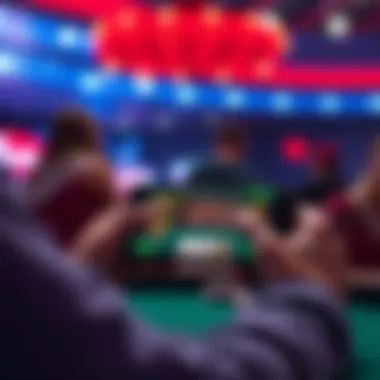 User Experience on DraftKings A user engaging with the DraftKings platform on a mobile device