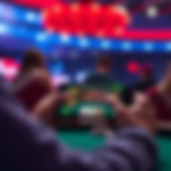 User Experience on DraftKings A user engaging with the DraftKings platform on a mobile device