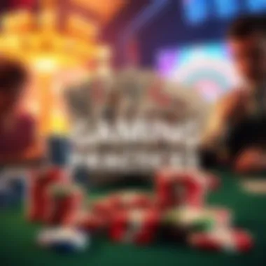 Infographic on responsible gaming practices and tips