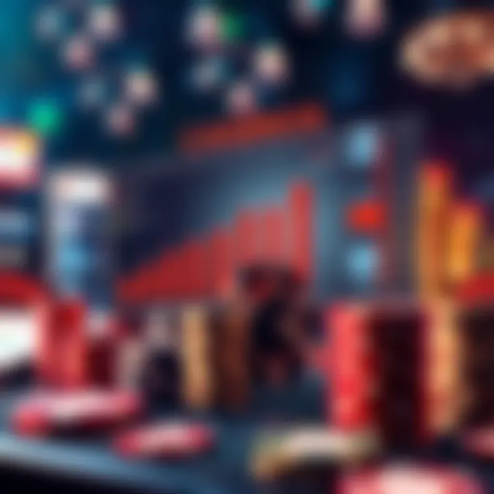 Chart depicting technological advancements in online casinos