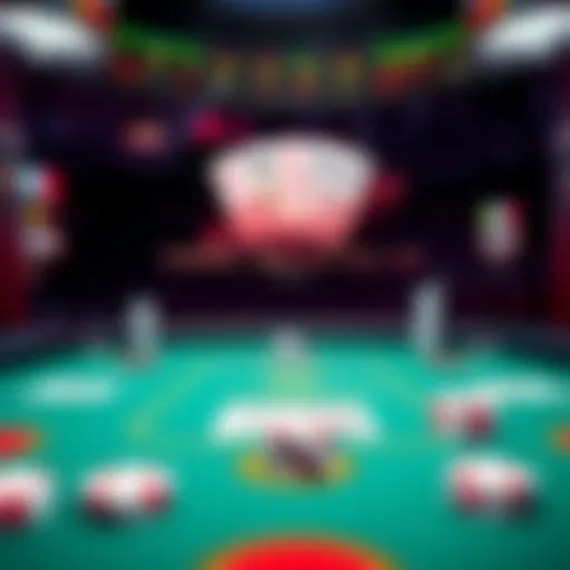 Omaha Hi-Lo Free Play Interface Omaha Hi-Lo gameplay interface showcasing free play options