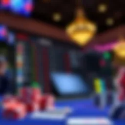 A digital interface showcasing betting options and odds