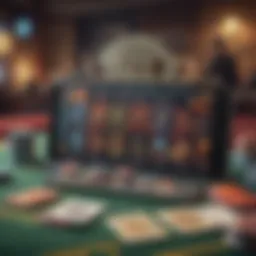 A smartphone displaying a vibrant app interface showcasing prizes