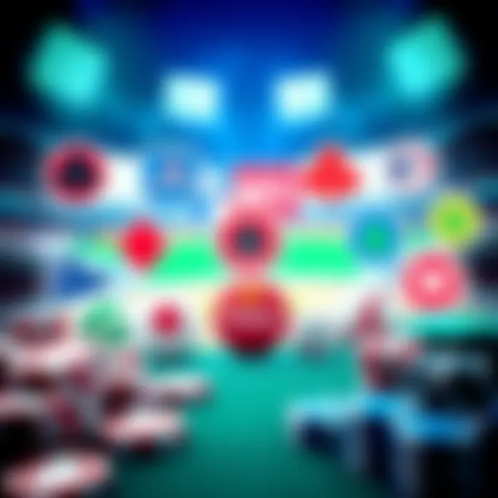 Diversity of Baseball Betting Applications Visual representation of various baseball betting app logos