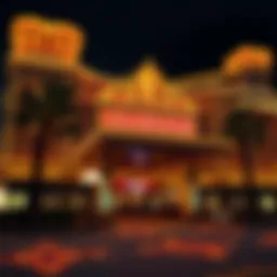 Exterior view of a prominent Caesars Casino