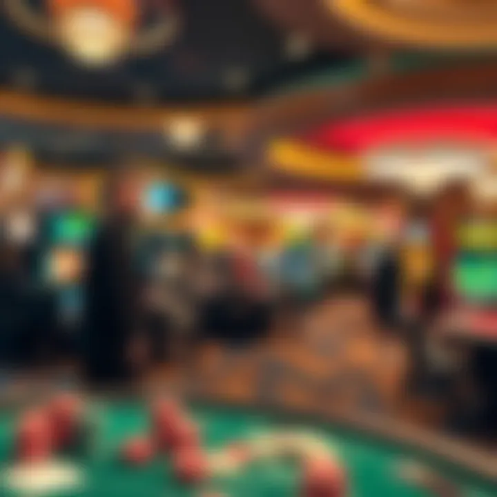 Inside the Gaming Experience at Caesars Luxurious gaming floor inside a Caesars Casino