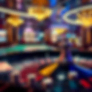 A roulette wheel spinning with anticipation in the Carnival Vista casino