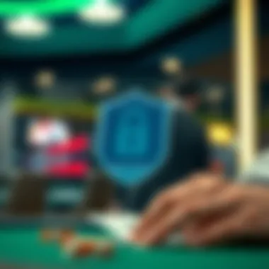 A secure online transaction symbolizing safety