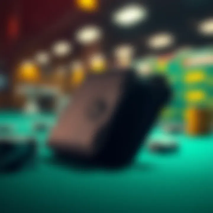 Digital Wallet for Secure Gaming Transactions A digital wallet illustration emphasizing secure transactions for online gaming