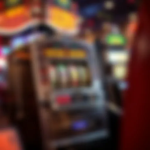 A vintage slot machine showcasing its intricate design and historical significance.
