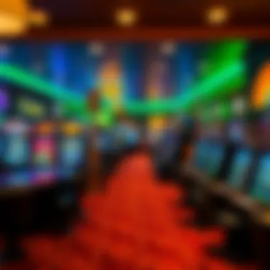 Interior gaming floor filled with various slot machines and table games