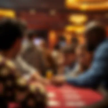 Community Interaction at DoubleDown Engagement among players during a social gaming session