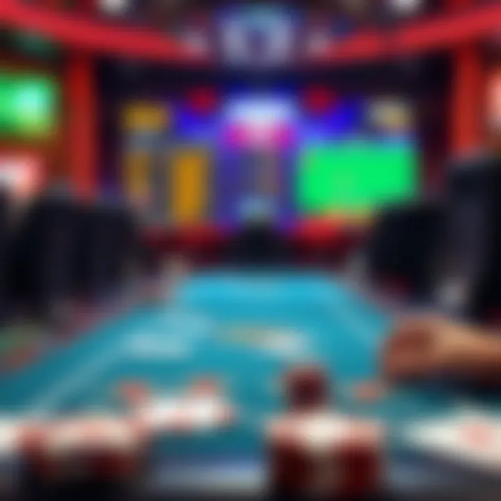 High-tech gaming interface