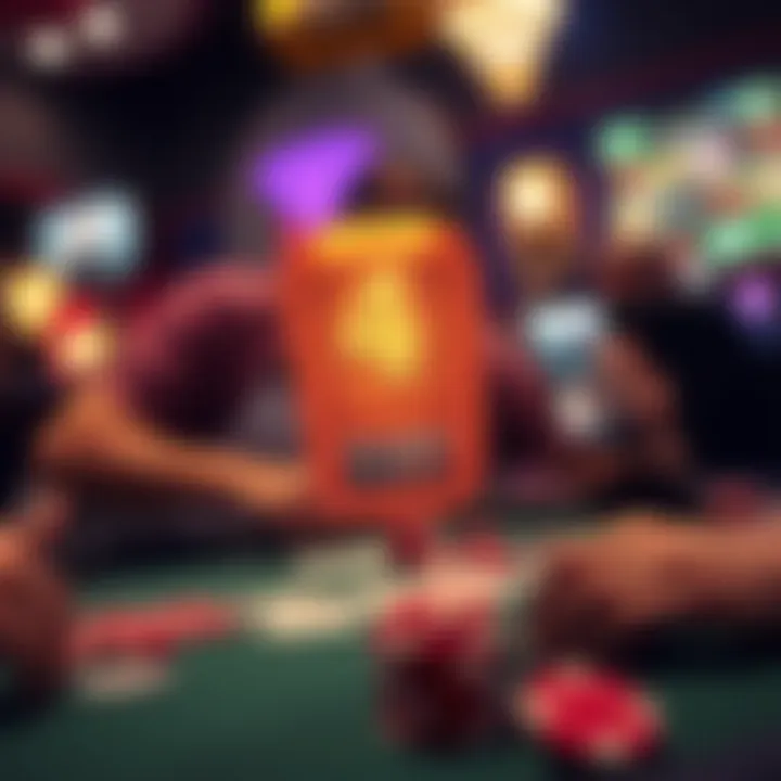 Visual representation of a 4 leg parlay bet