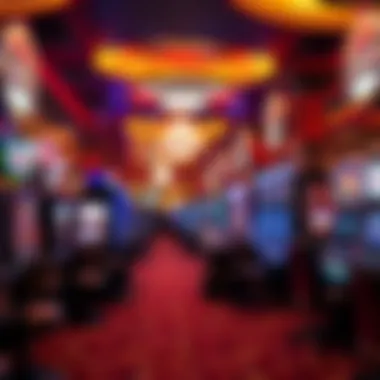 Diverse Gaming Options at Emerald Queen Luxurious gaming floor filled with various gaming machines and tables