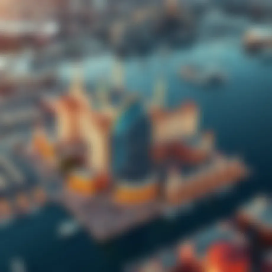 Aerial view of Encore Boston Harbor showcasing its grandeur and unique architecture