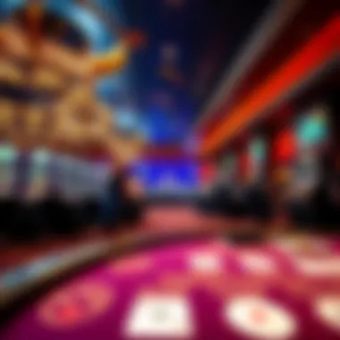 Luxurious Gaming Experience at Encore Boston Harbor Interior view highlighting the luxurious gaming floor and vibrant atmosphere