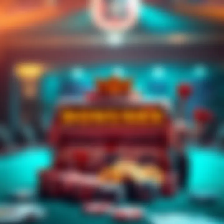 Visual representation of bonuses in online slots