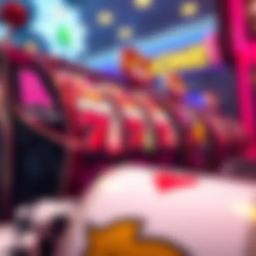 Vibrant Slot Reels Exciting display of vibrant slot reels.